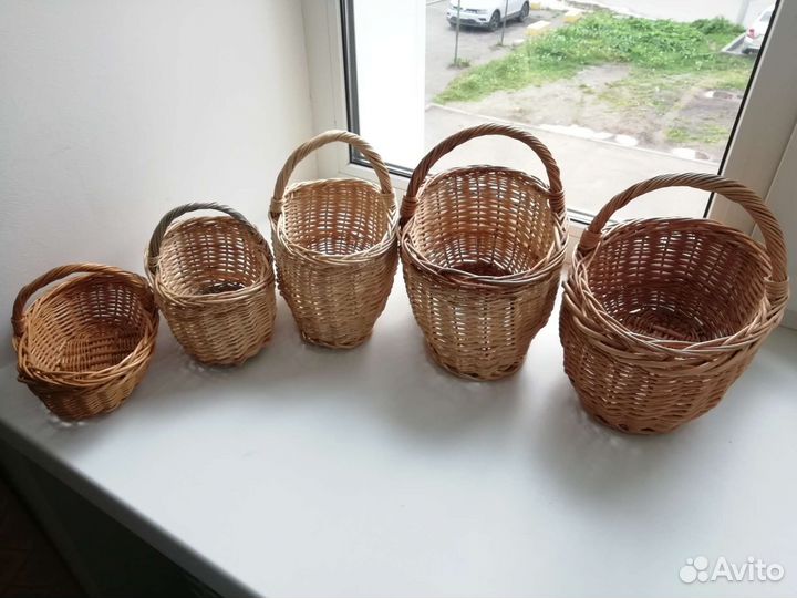 Корзина плетёная ручной работы