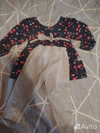 Платье для девочки 74 80