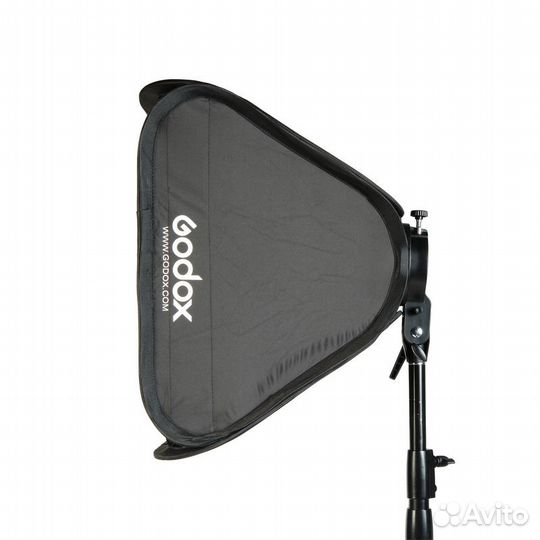 Софтбокс Godox sfgv 5050 с креплением для накамерной вспышки и сотами