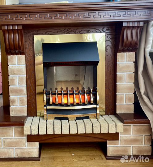 Электрический камин с порталом