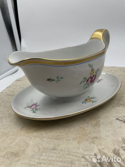 Соусник с подставкой kahla 40-50-е гг Германия