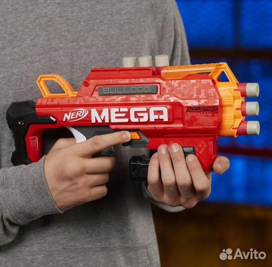 Новый Бластер Nerf Мега Бульдог E3057EU4