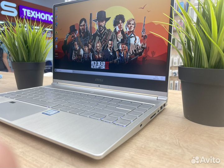 Игровой ноутбук MSI 14“/i7/GTX1050 4Gb