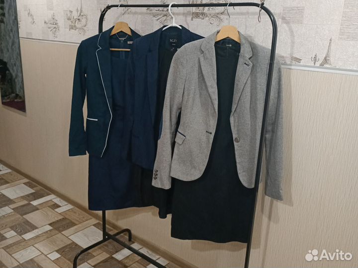 Классический пиджак жакет платье 40-42 женский