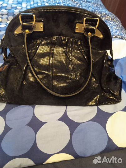 Сумка кожа лак