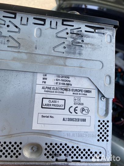Автомагнитола alpine