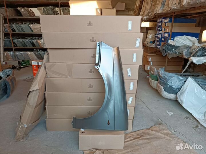 Крыло приора левое цвет средний серо-зеленый кварц