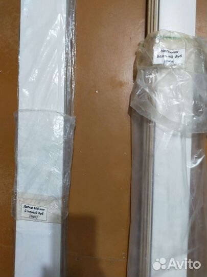 Добор 100 мм (белёный дуб) телескоп паз-паз