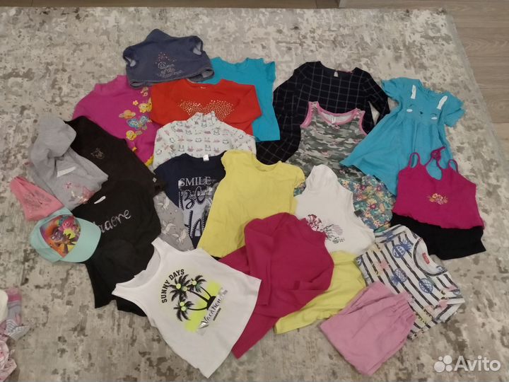 Пакет одежды для девочки, 128-134