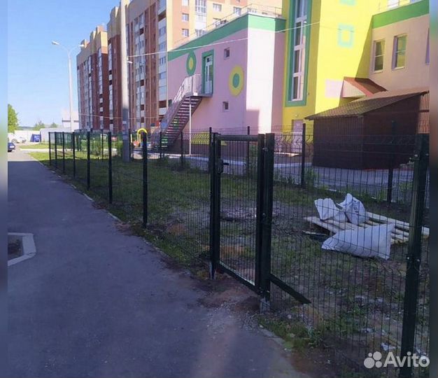 Забор сетка 3д
