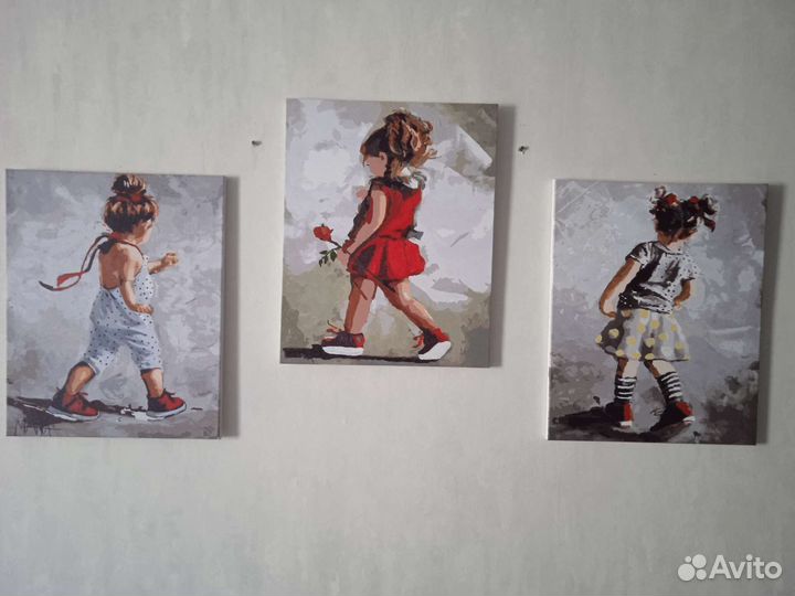 Картины по номерам раскрашенная