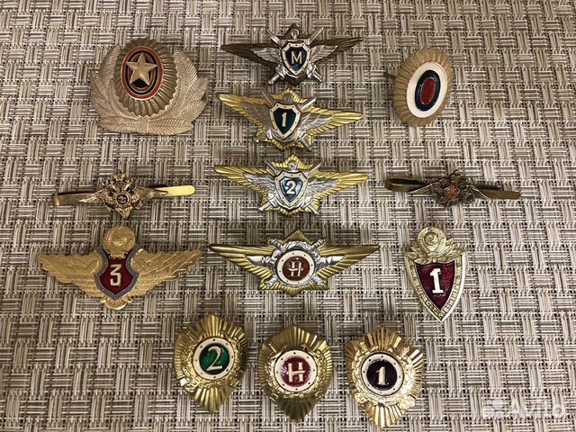 Фурнитура полиции, знаки классности