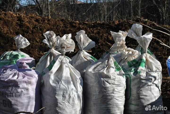 Навоз с доставкой в мешках