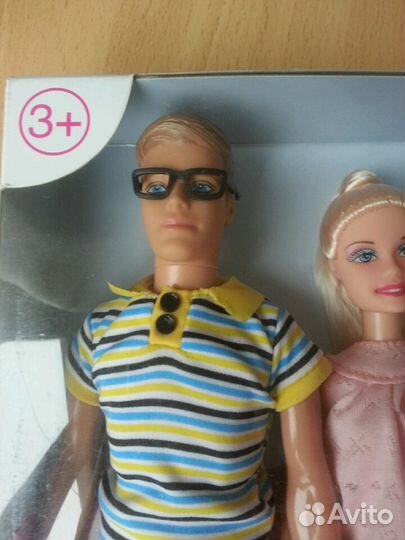 Куклы мама и папа новые в упаковке defa lucy