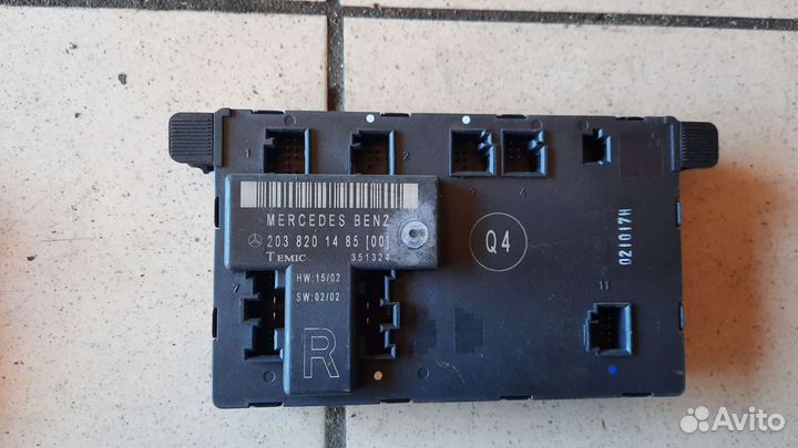 Блок комфорта mercedes w203