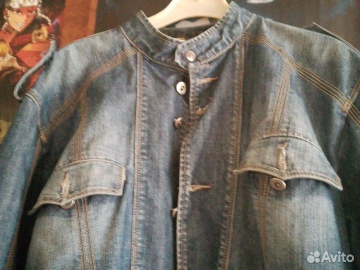 Джинсовая куртка мужская