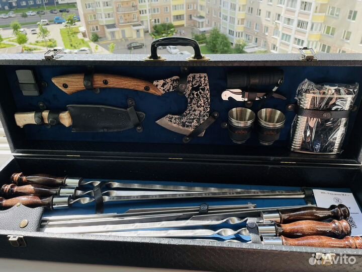 Шашлычный набор в кейсе