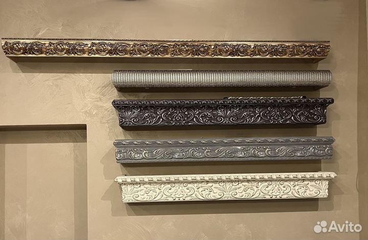Карнизы багетные для штор