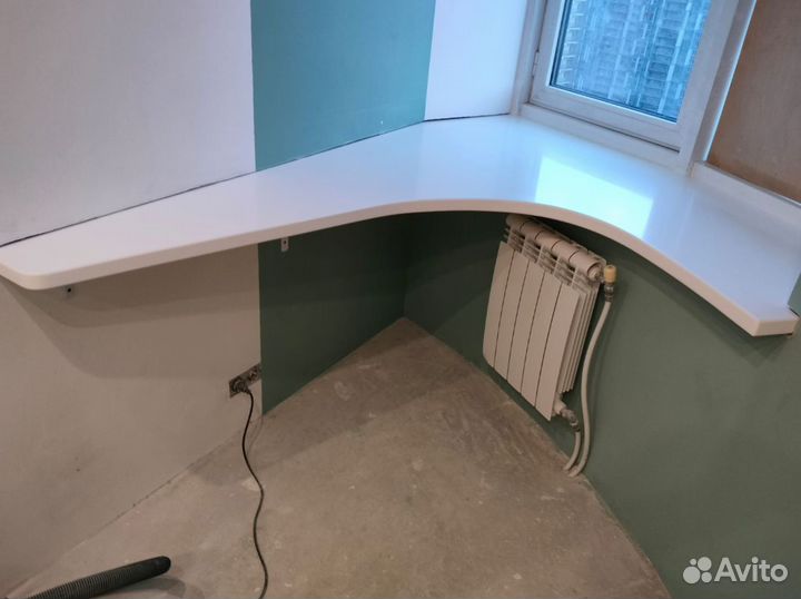 Подоконники из акрилового камня под ключ