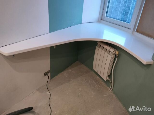Подоконники из акрилового камня под ключ