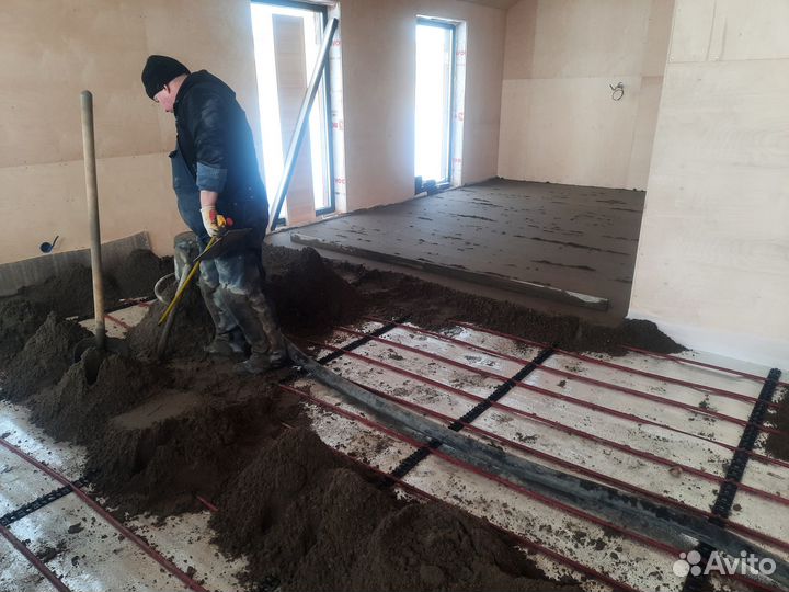 Механизированная стяжка пола. Без посредников