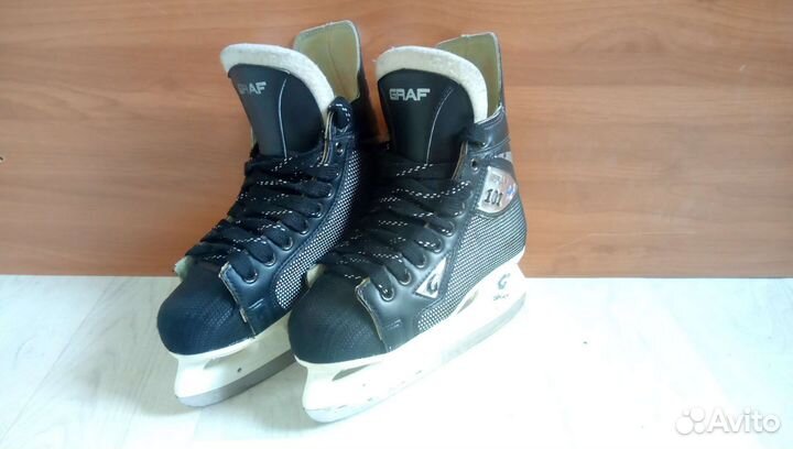 Коньки хоккейные детские Graf 101 (размер 34-35)