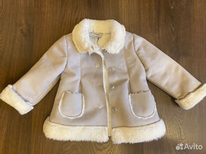 Куртка-Дубленка для девочки 86