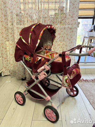 Коляска для кукол 3 в 1