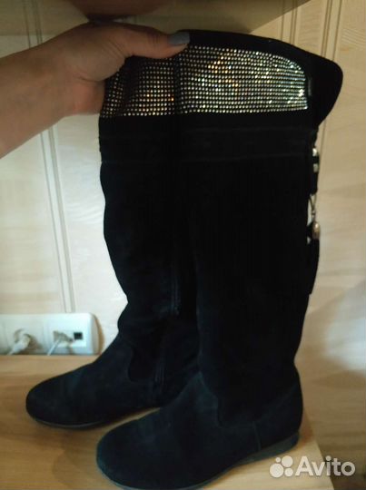 Сапоги для девочки 34 размер