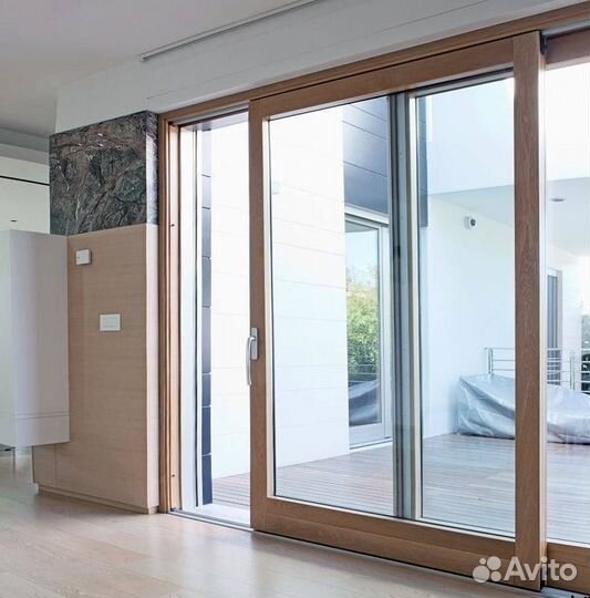 Раздвижные окна в пол (патио, порталы)