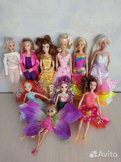Барби фея и барби принцесса