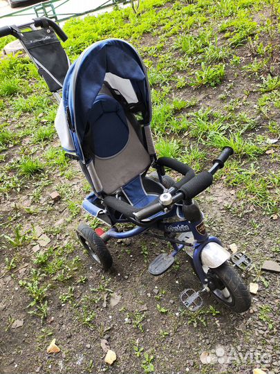 Велосипед коляска с ручкой