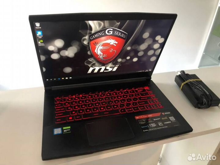 Стильный Игровой Ноутбук Msi Gf63 Thin 9Rc