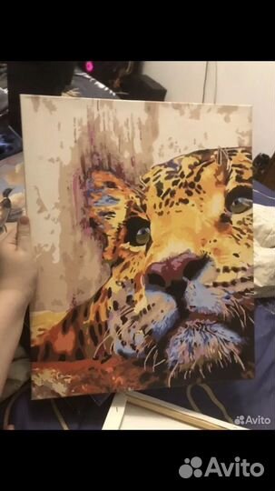 Картина раскрашеная