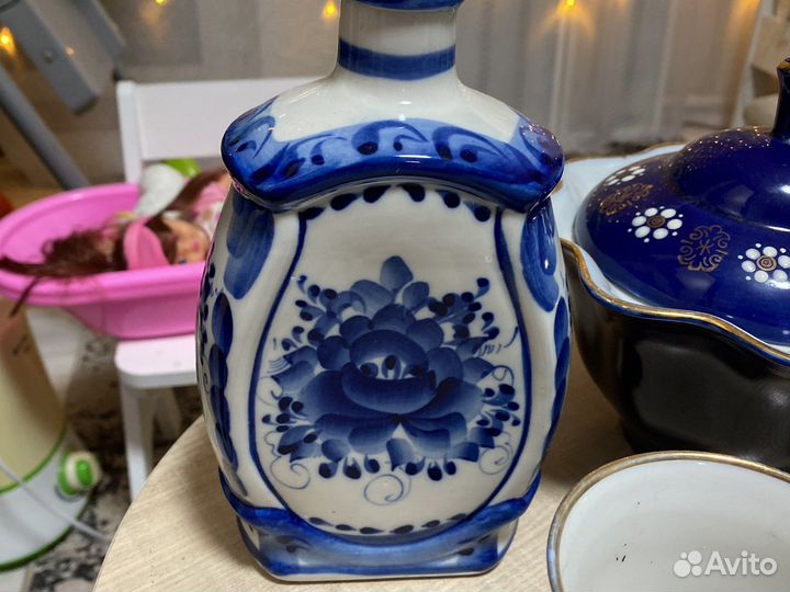 Сосуд для святой воды салатник и стаканы