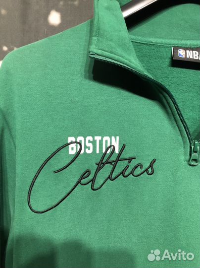 Свитшот пуловер мерч NBA Boston Celtics y2k basket