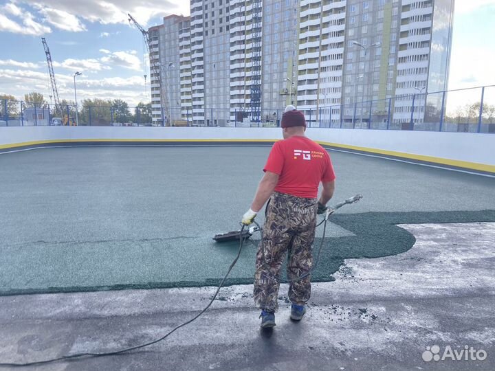 Покрытие из резиновой крошки