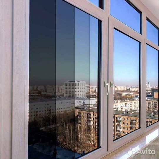 Тонировка окон, тонировка балкона, лоджий