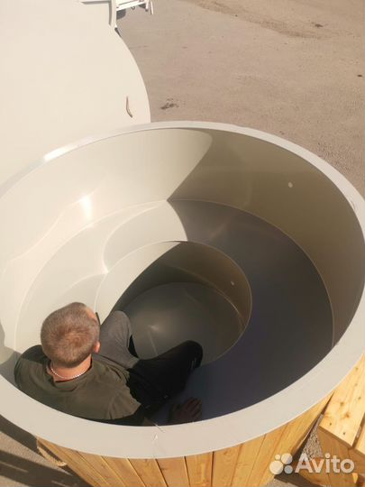 Банный чан купель с подогревом