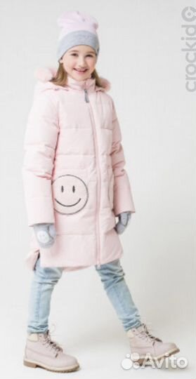 Пальто/парка на девочку Crockid 122