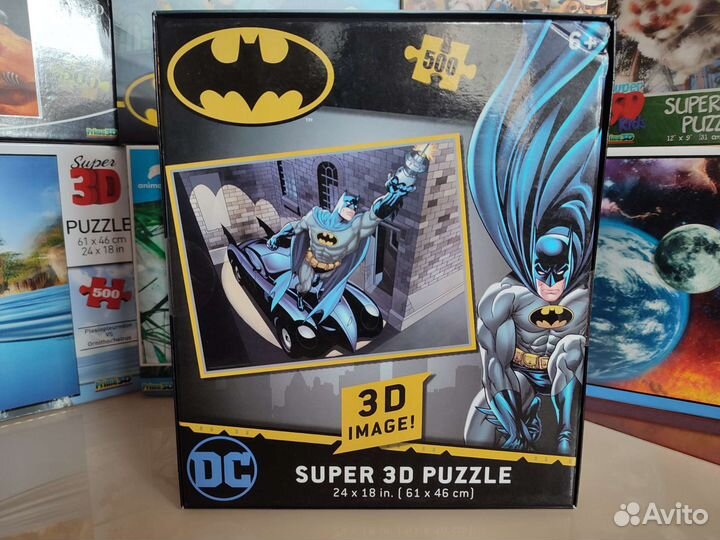Новый пазл Prime 3d Бэтмен 500 деталей