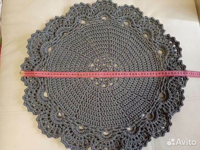 Ковёр из полиэфирного шнура ручной работы