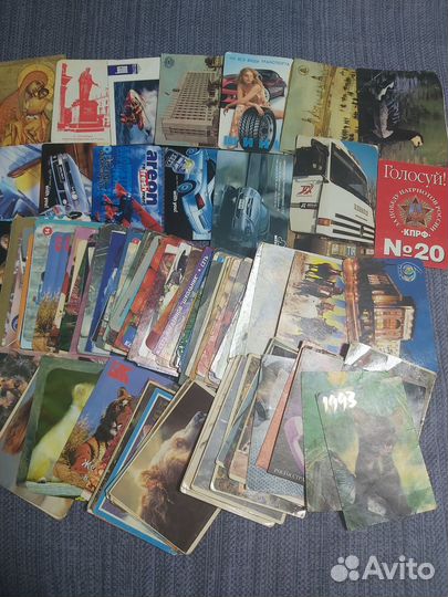 Календарики 1985 - 2004