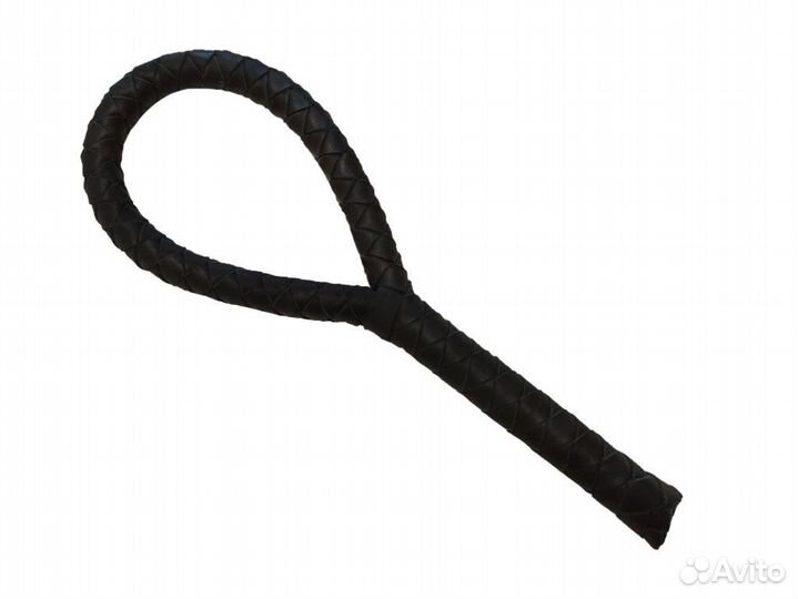 Нагайка петля для массажа черная