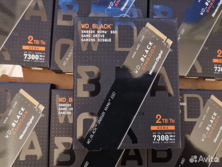 2TB WD Black SN850X SSD M2 NVMe, 7300MB/s