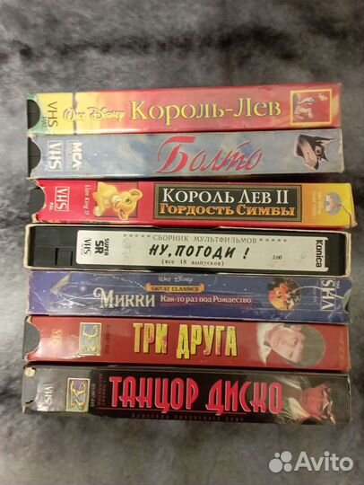 Видеокассеты мультфильмы и фильмы