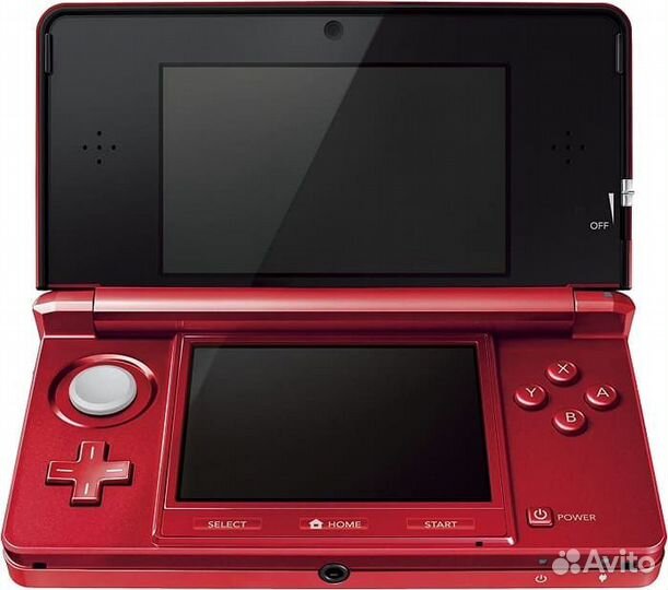 Nintendo 3DS Metallic Red+R4DualCore+Прошитая(бу)
