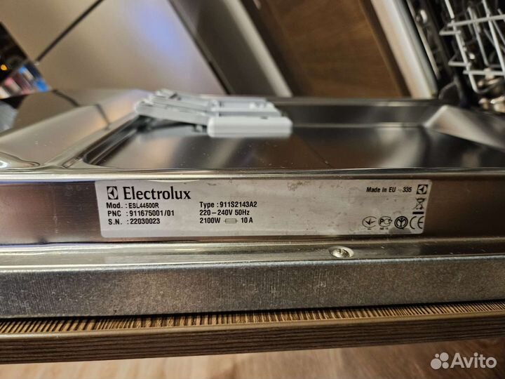 Посудомоечная машина electrolux 45