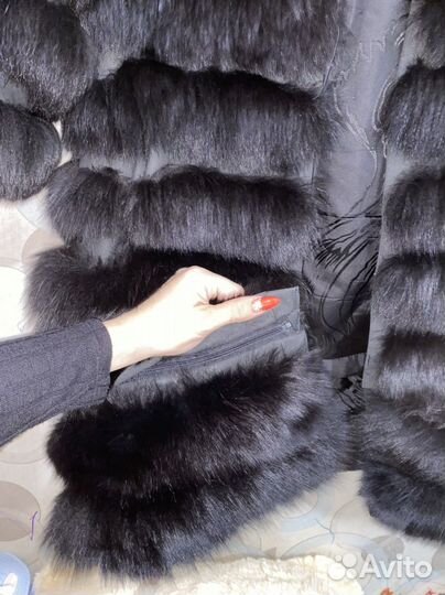 Шуба из песца