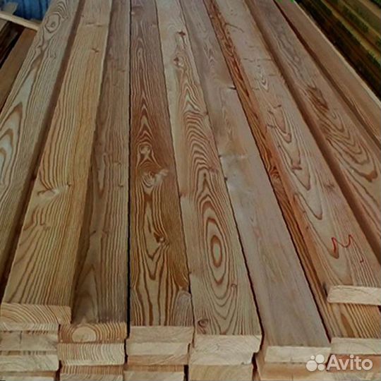 Шлифованные доски лиственницы 30x180 мм, равномерн